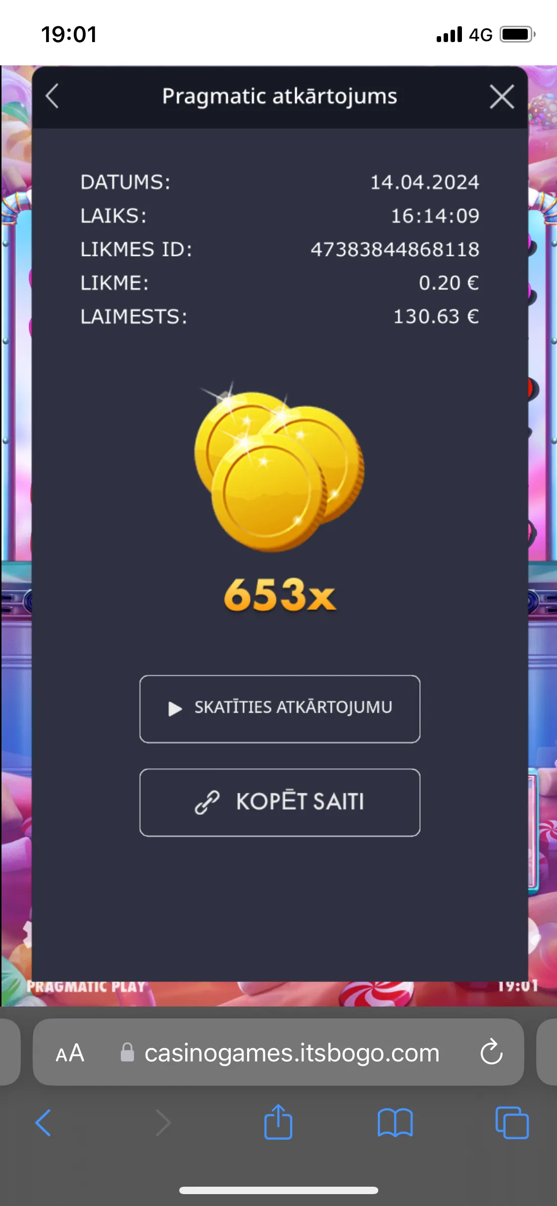 User provided screenshot