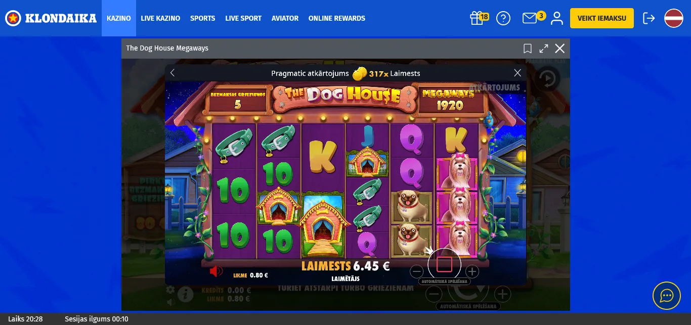 User provided screenshot