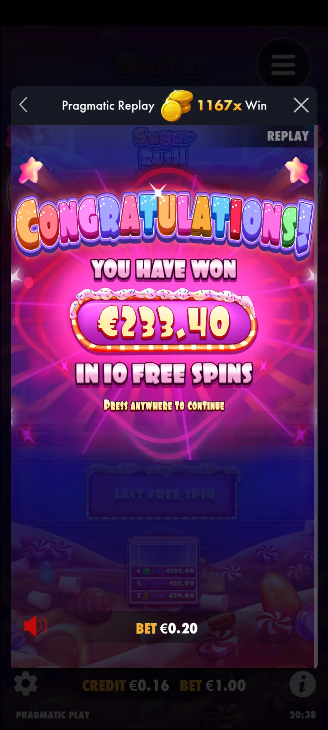 User provided screenshot