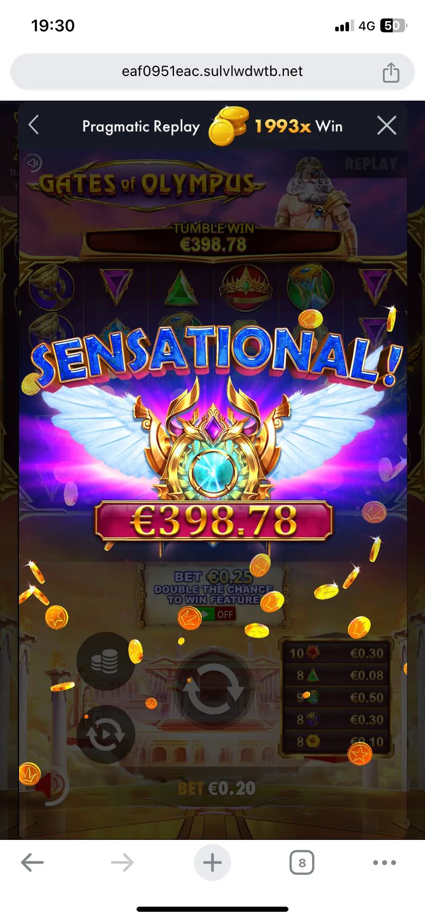 User provided screenshot
