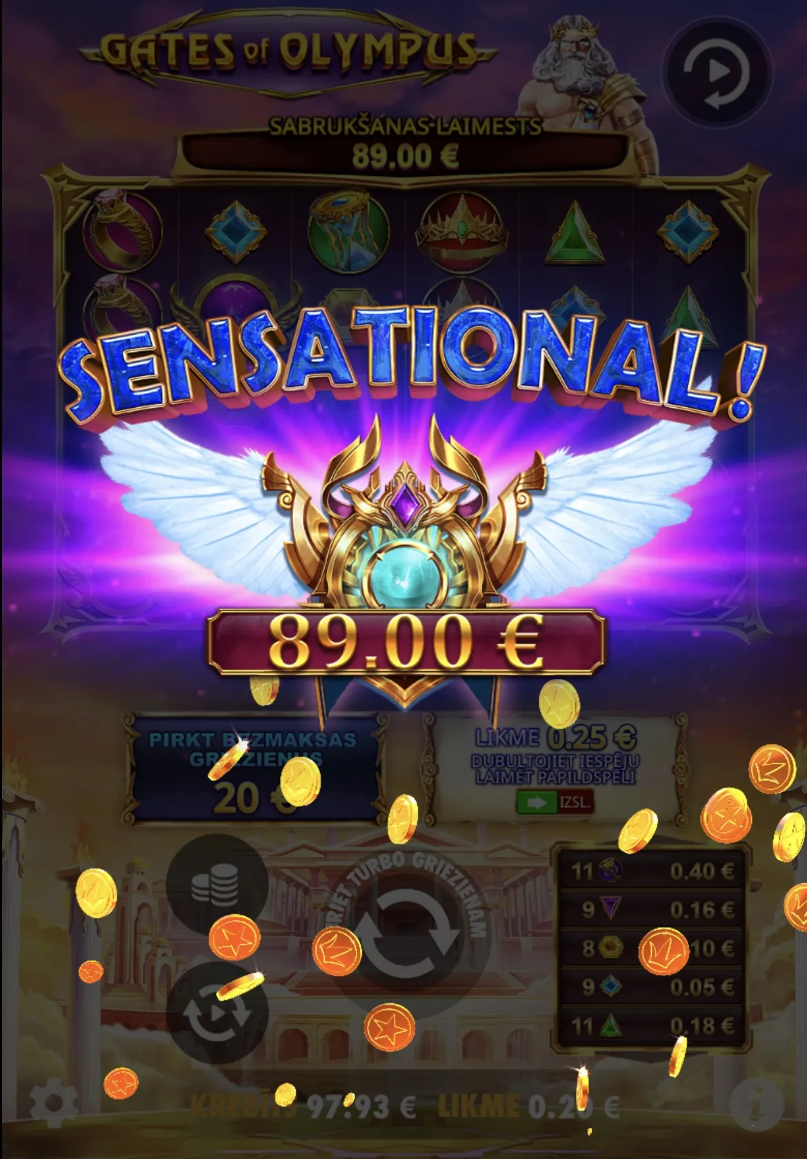 User provided screenshot