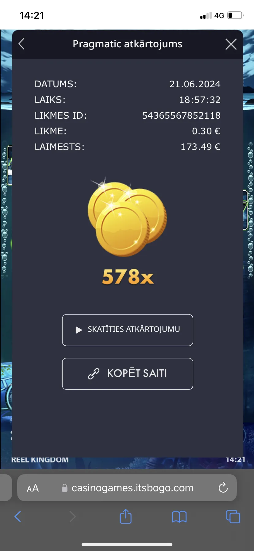 User provided screenshot