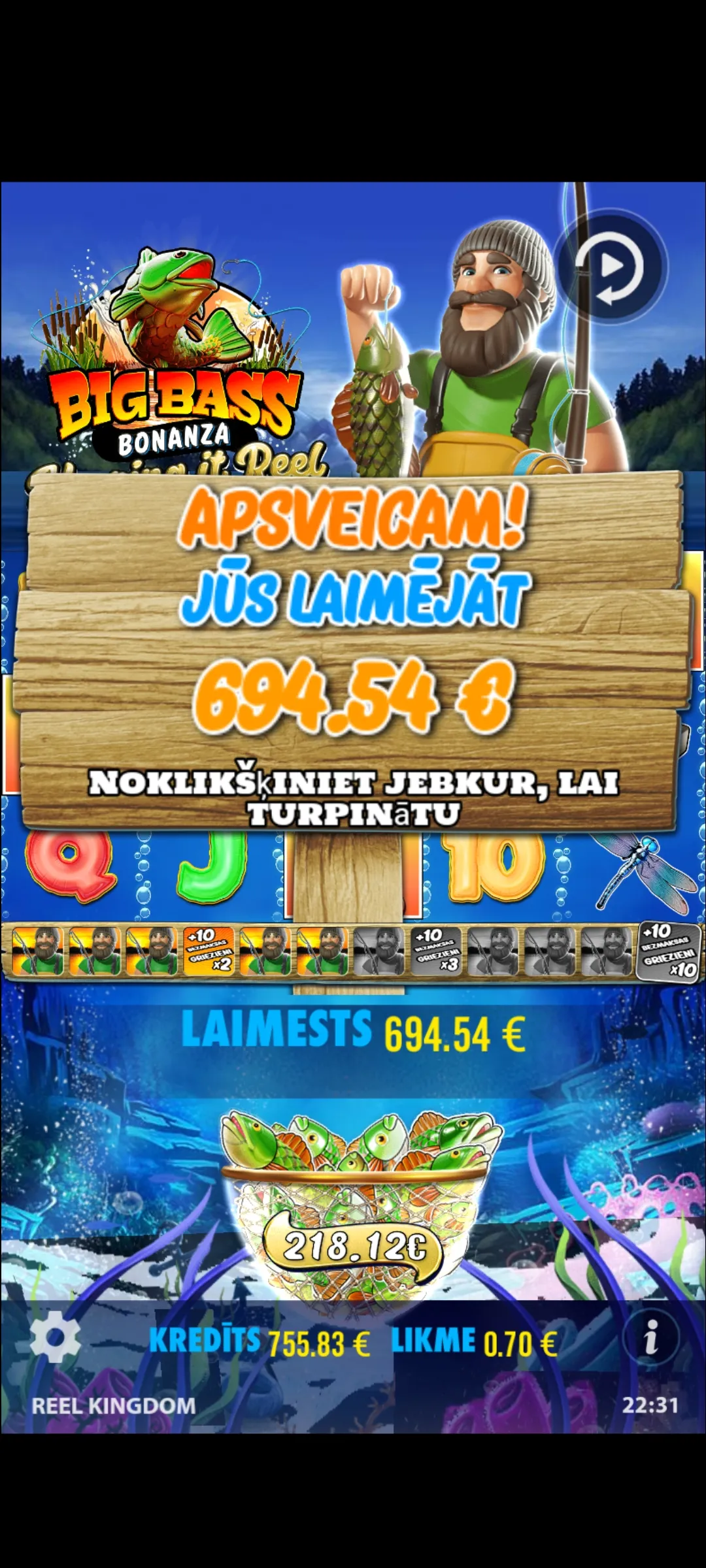 User provided screenshot