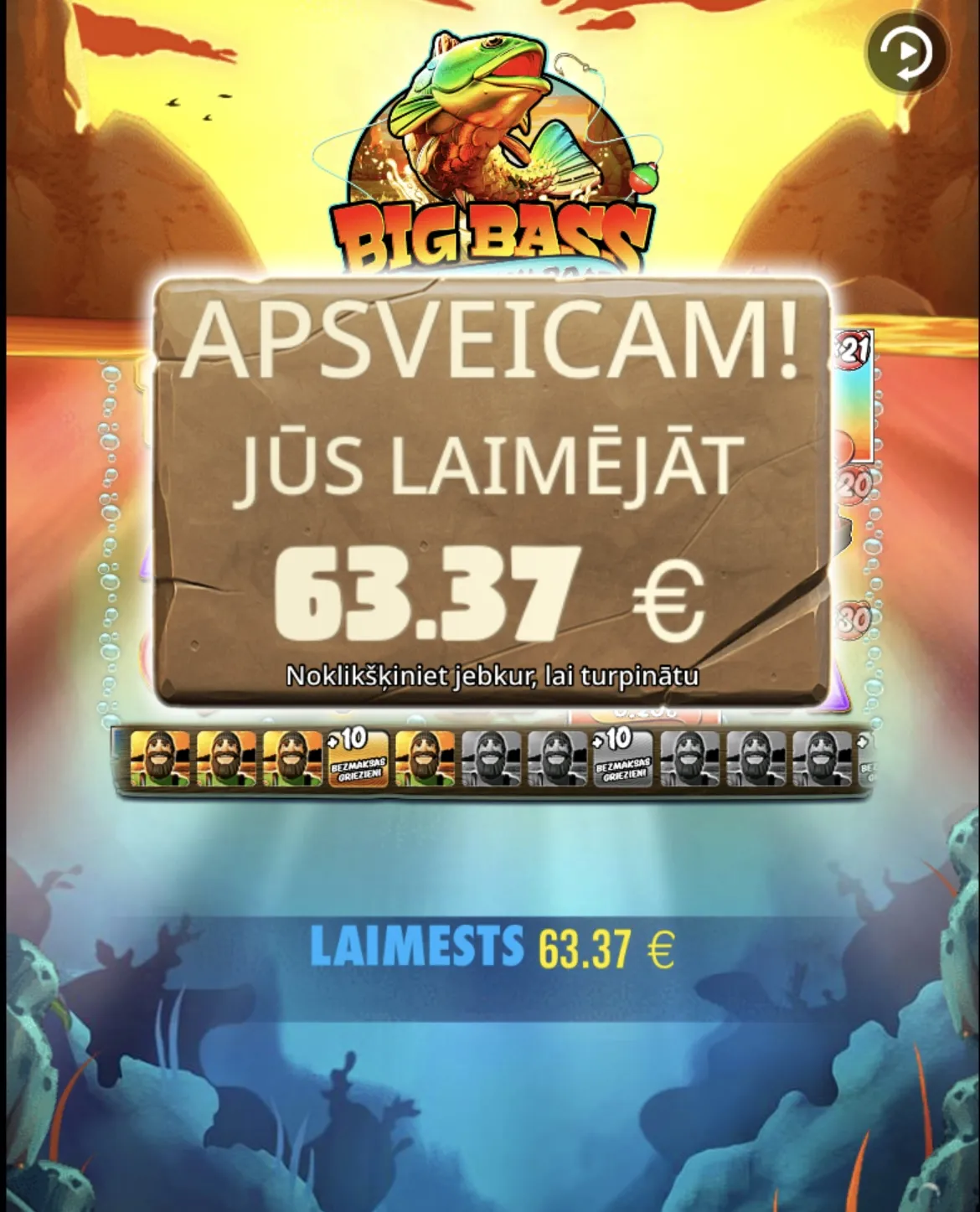 User provided screenshot