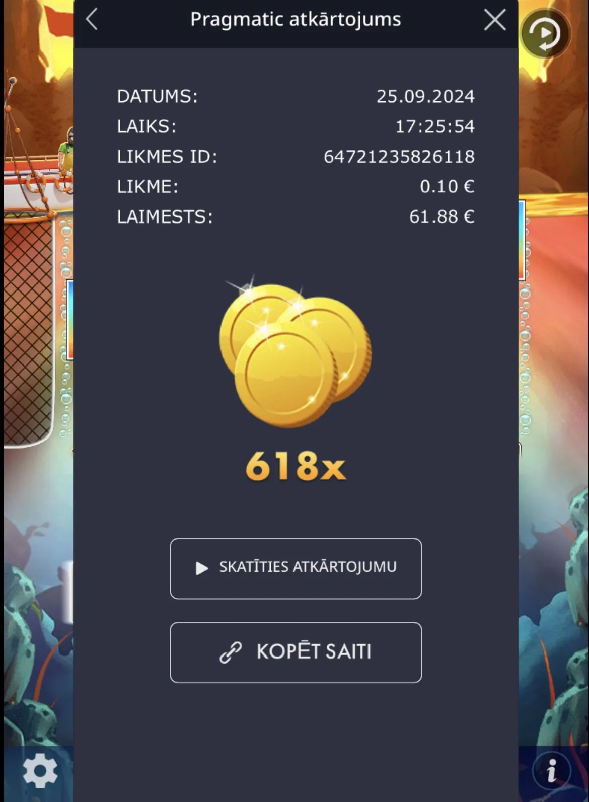 User provided screenshot