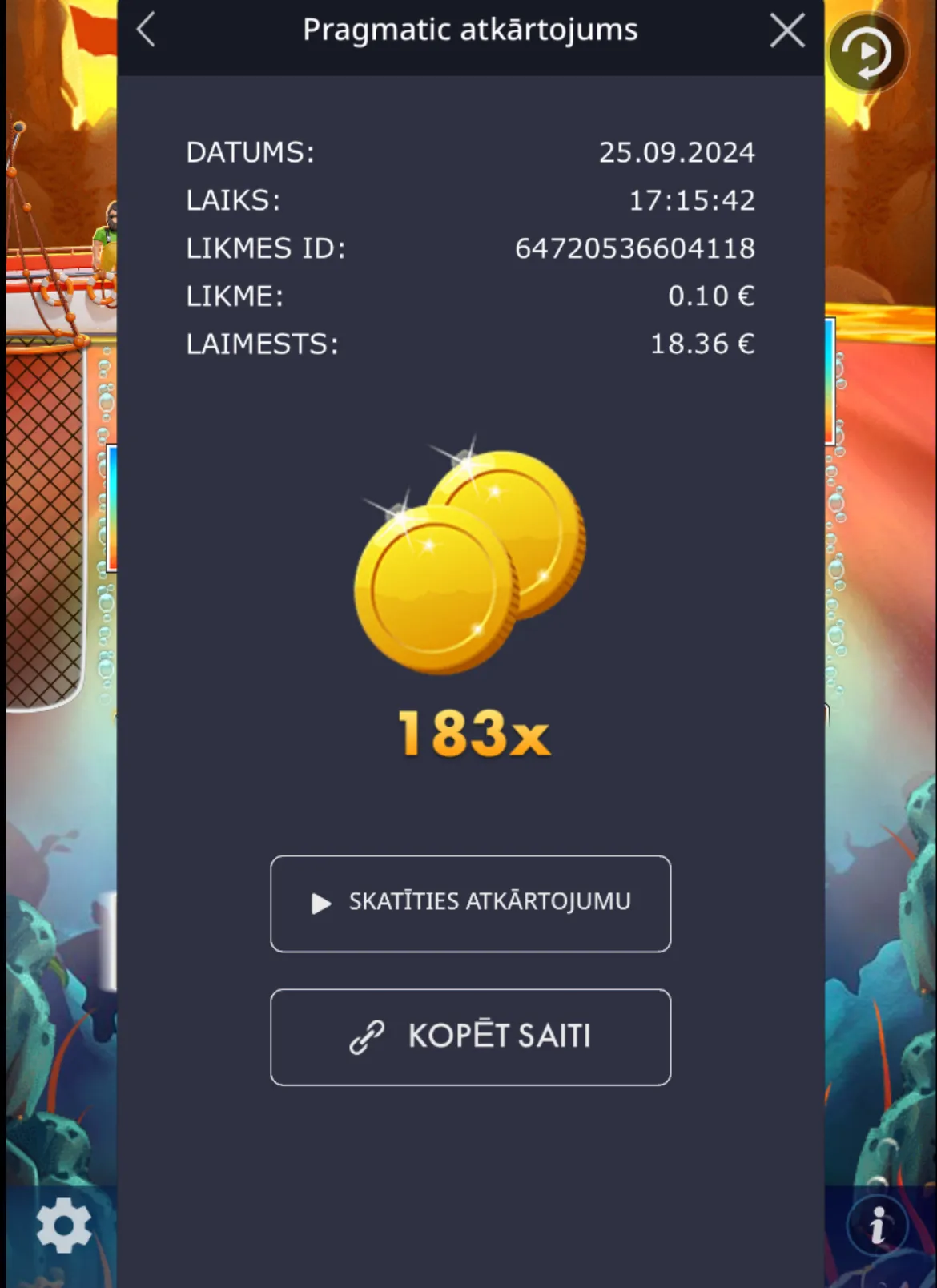 User provided screenshot