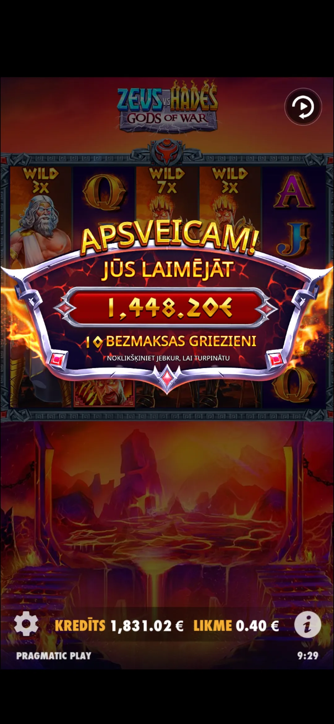 User provided screenshot