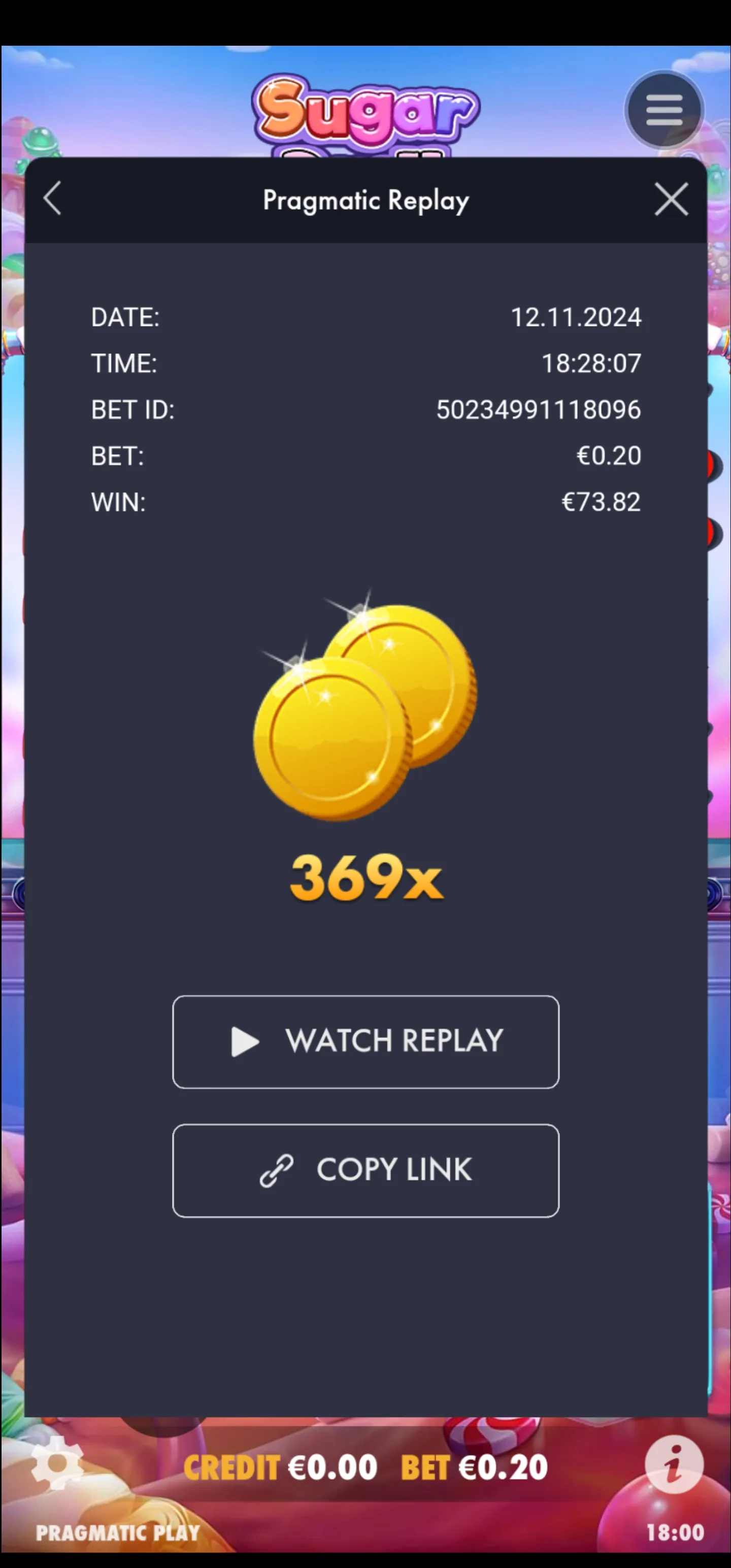 User provided screenshot