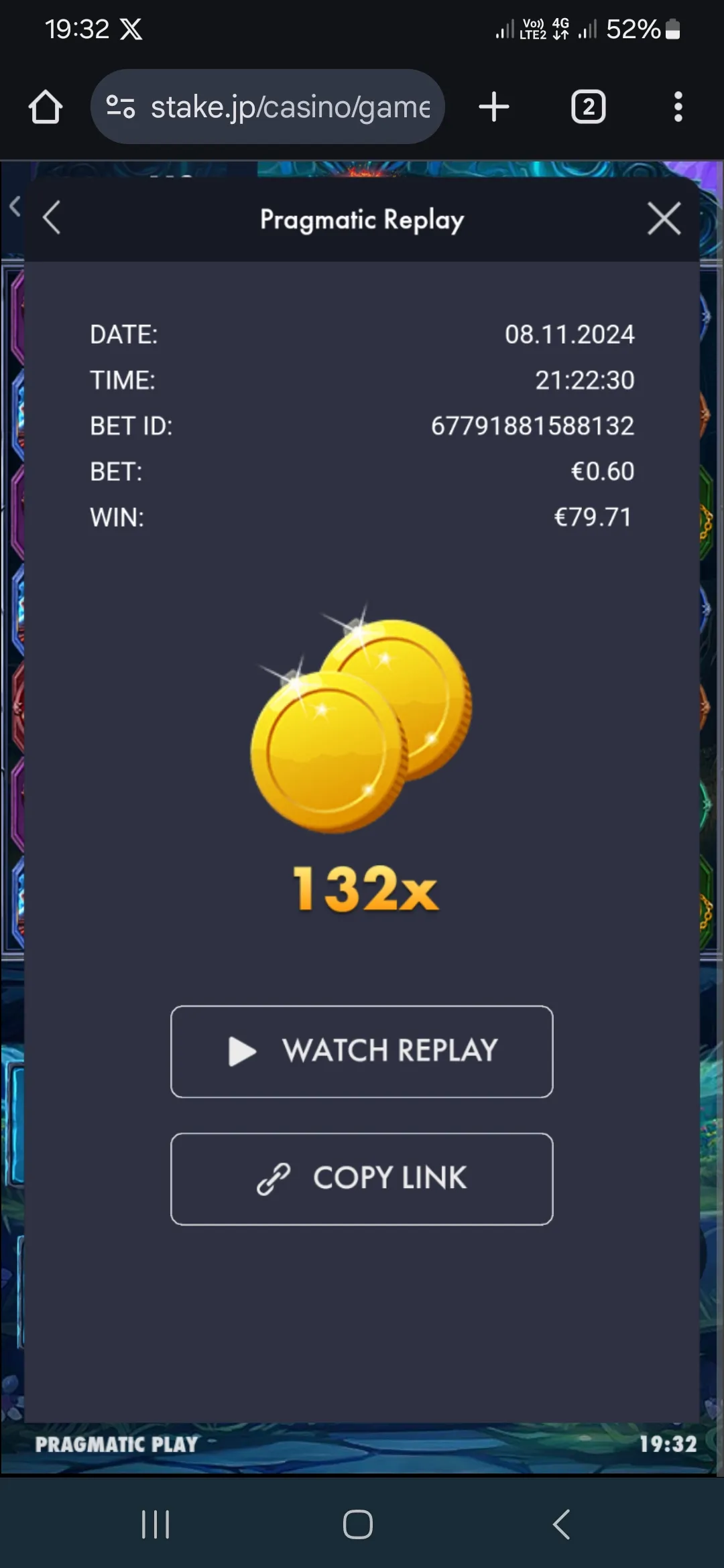 User provided screenshot