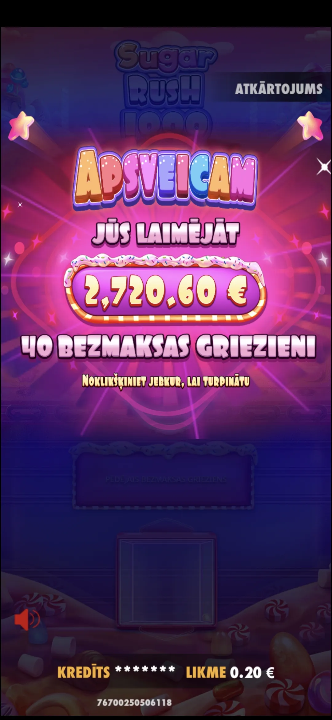 User provided screenshot
