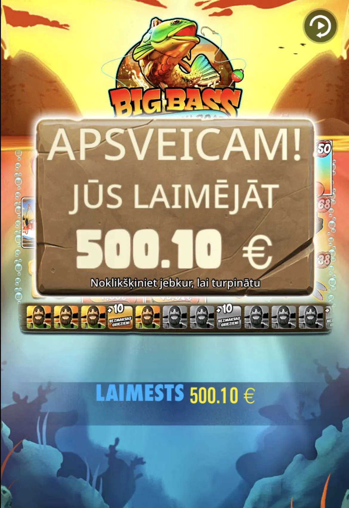 User provided screenshot