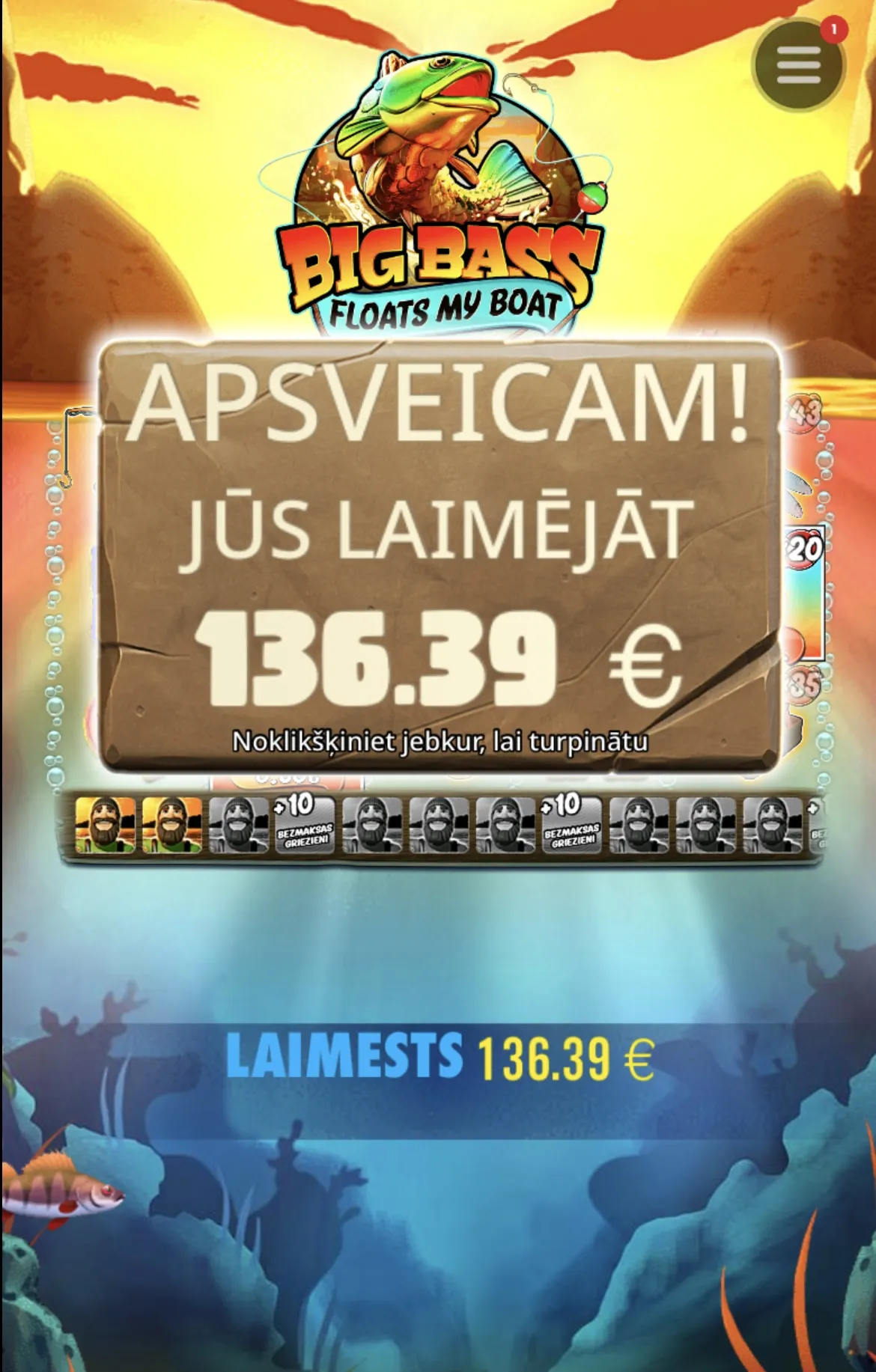 User provided screenshot