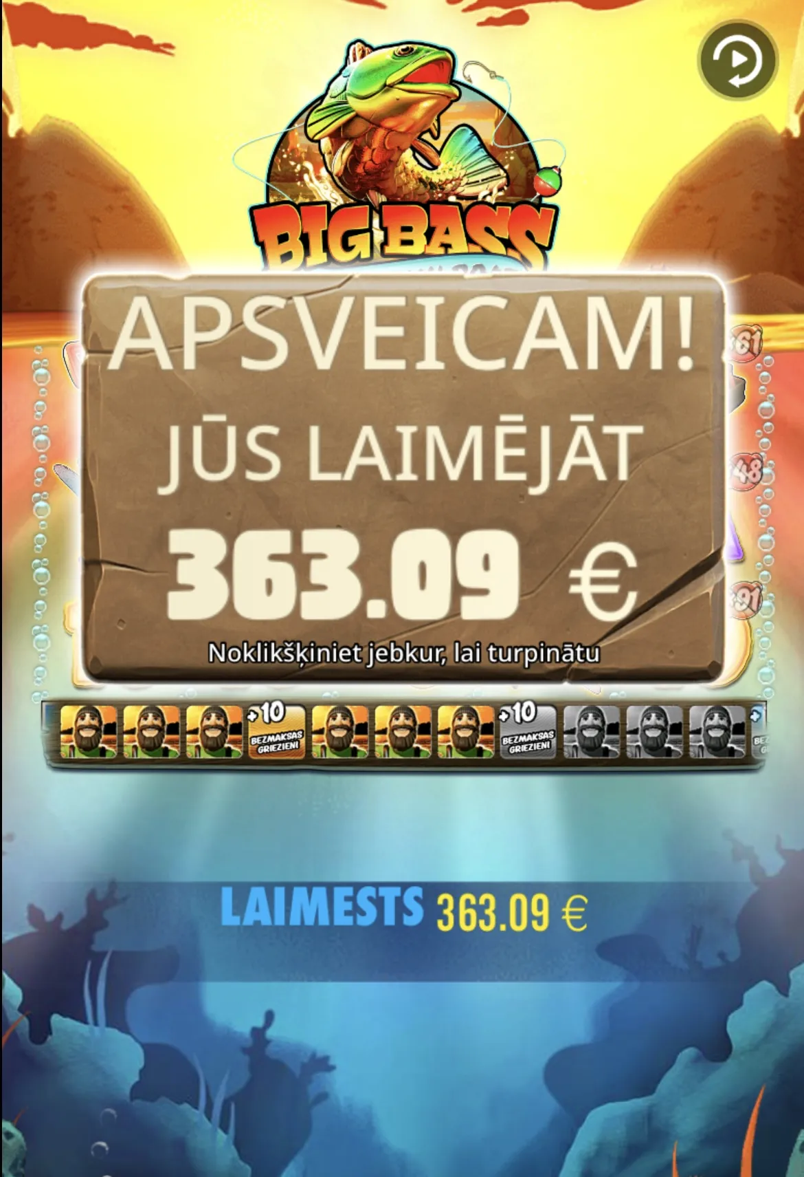 User provided screenshot