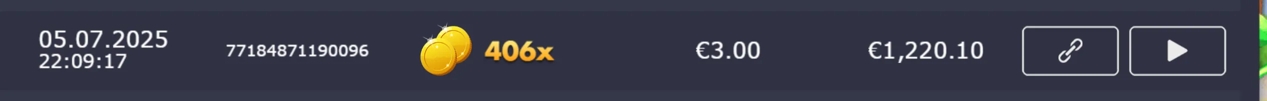 User provided screenshot