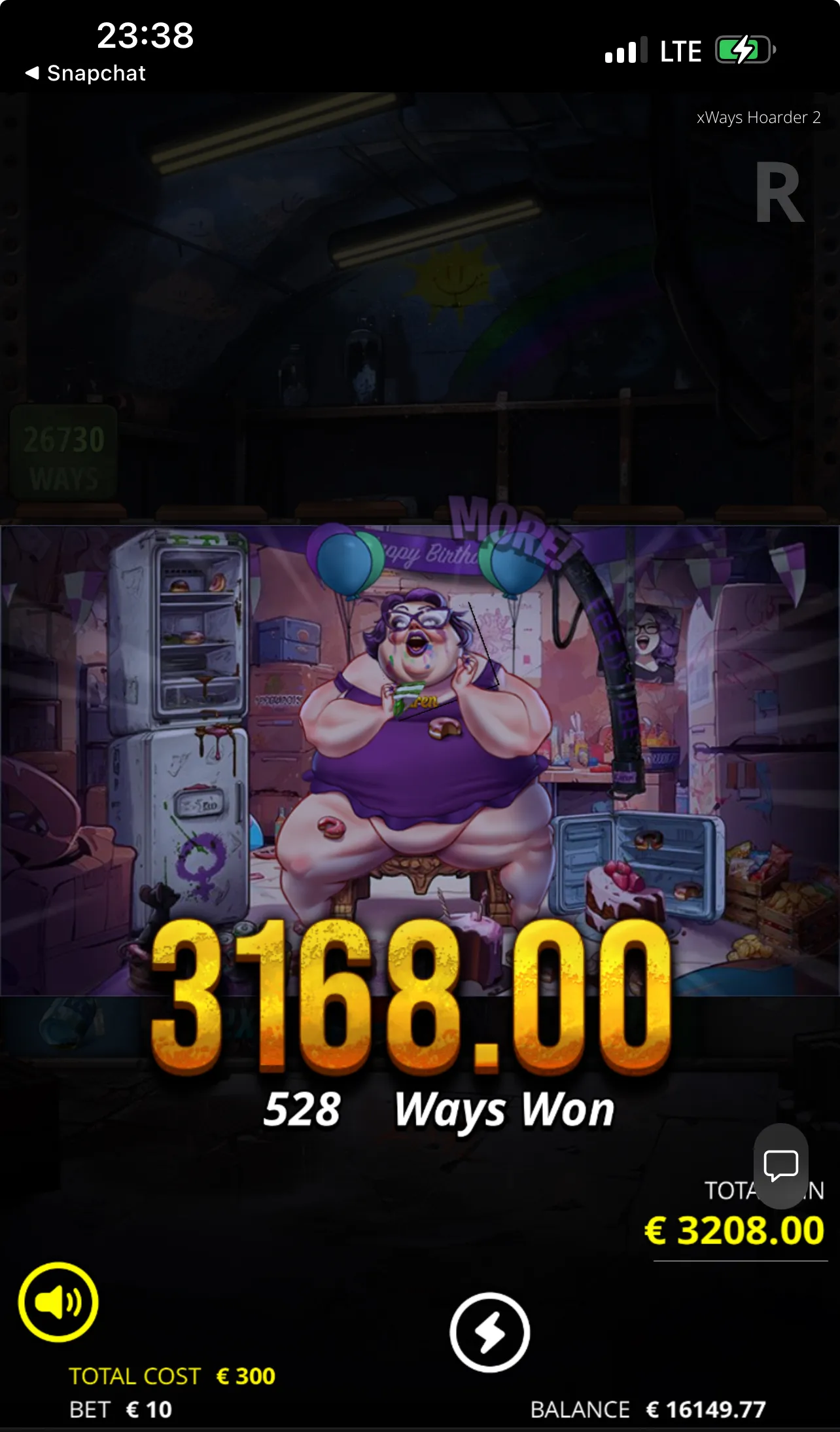 User provided screenshot