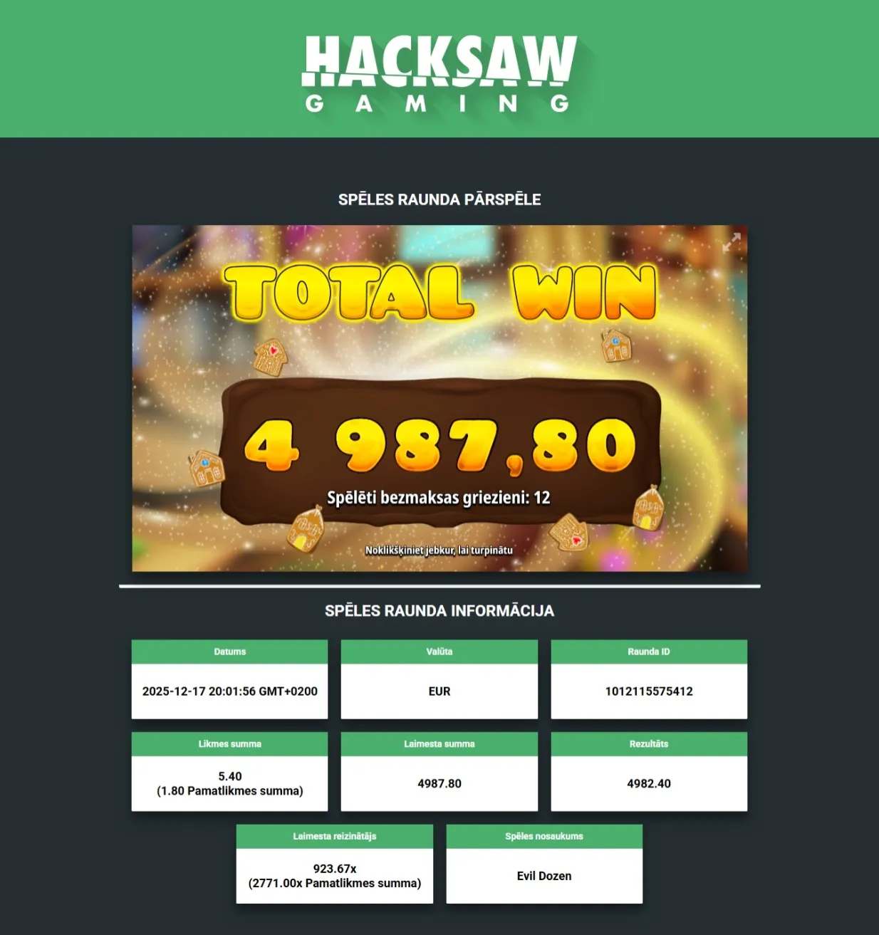 User provided screenshot