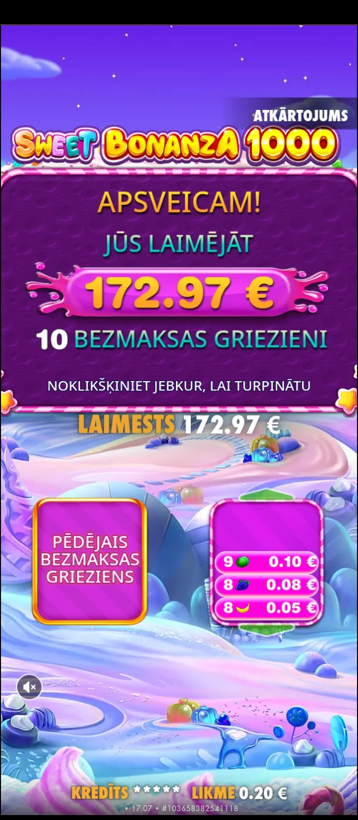 User provided screenshot
