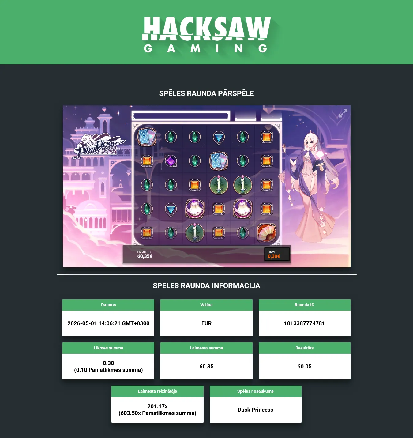 User provided screenshot