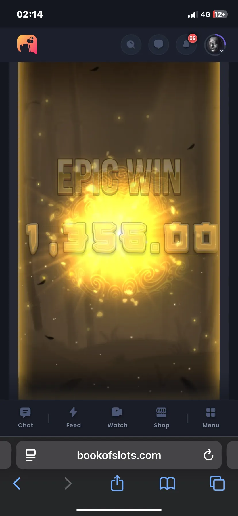 User provided screenshot